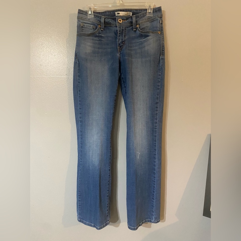 Levi’s curvy 529 boot cut size 8 denim jeans blue